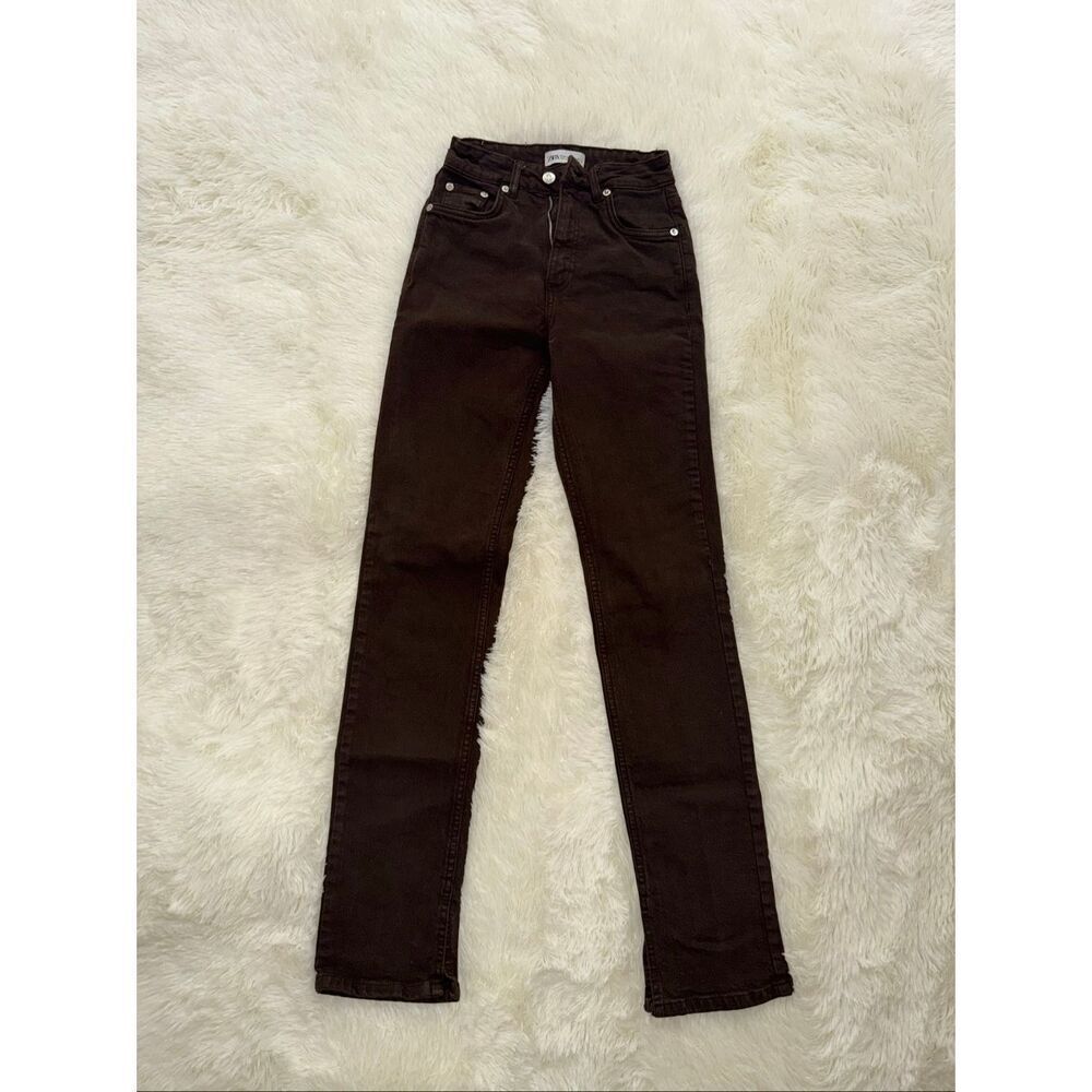 Brown Zara jeans size 2